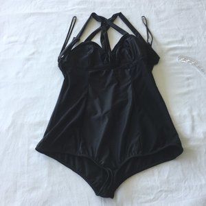 New Kiki De Montparnasse Black Harness Bodysuit
